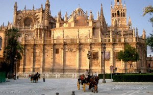 The Cathedral of Santa Maria de la Sede, Seville - the start of the Via de Plata. 